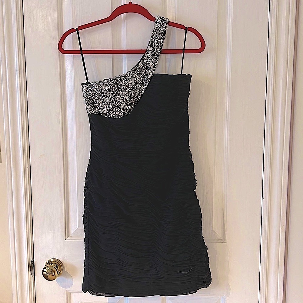 Basix Sequin Cocktail Dress- size 2